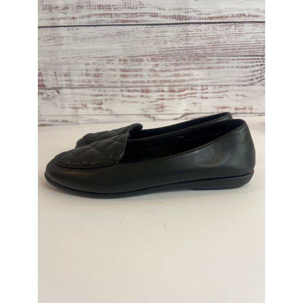 Areosoles Women’s Betunia Loafers shoes Black Quilted Size 7 - Picture 3 of 8